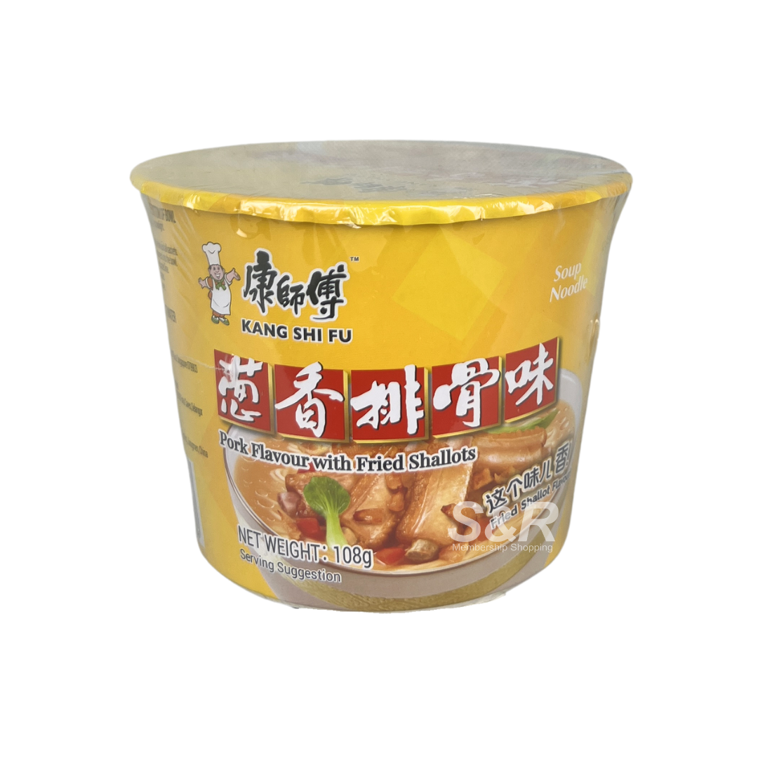 Kang Shi Fu Soup Noodle Pork with Fried Shallots Flavor 108g Kang Shi Fu Soup Noodle Pork with Fried Shallots Flavor 108g
